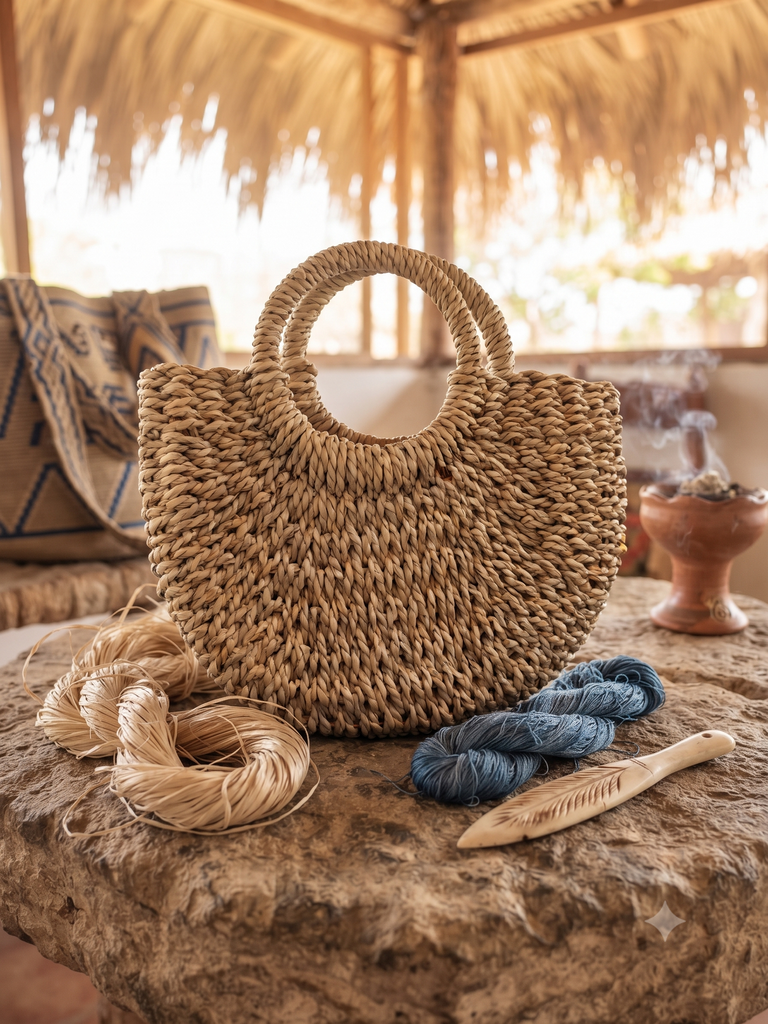 Bolso de Alta Gama - Silueta Escultural en Fique