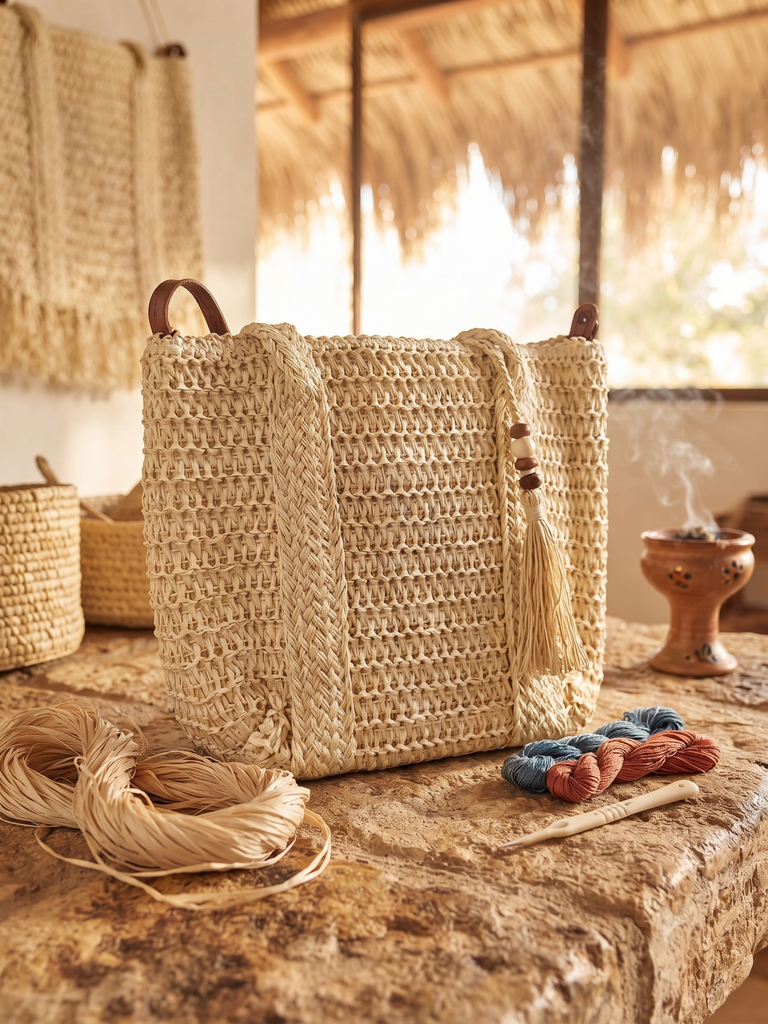 Bolso de Lujo Orgánico - Edición Natural y Minimalista